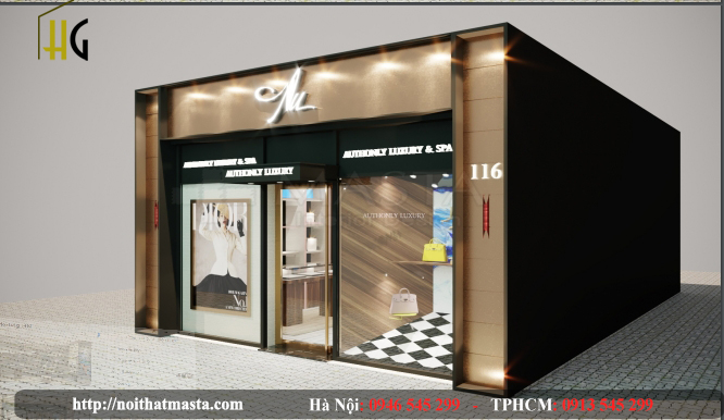 Thiết kế shop thời trang - túi xách - chị chi